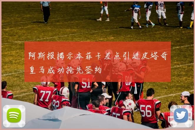 阿斯报揭示本菲卡差点引进皮塔奇皇马成功抢先签约